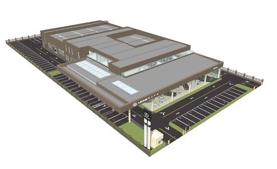润华集团菏泽雷克萨斯中国经销店装饰工程
