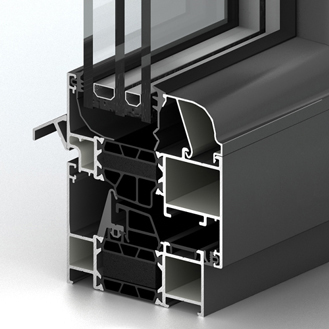 穿条式铝型材，断桥隔热铝合金门窗