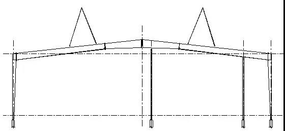 较长构件的吊装采取四点吊装的方法