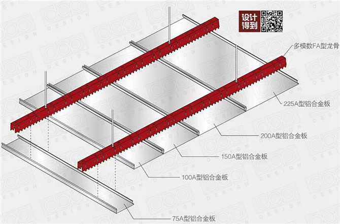 条形金属面板（无缝拼接）天花1